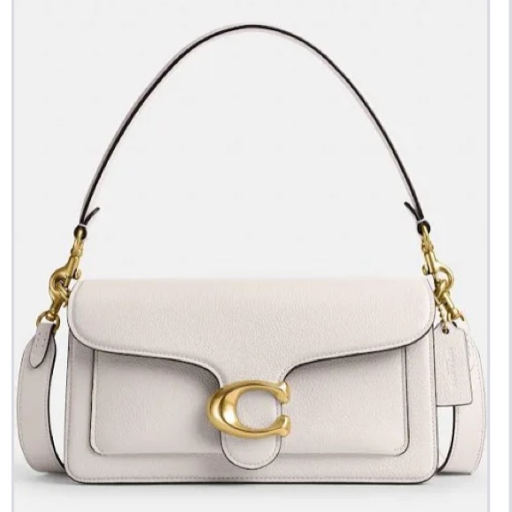 Coach Tabby 26, white leather